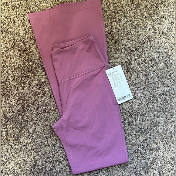 Lululemon velvet dust groove flare pants size Leggings